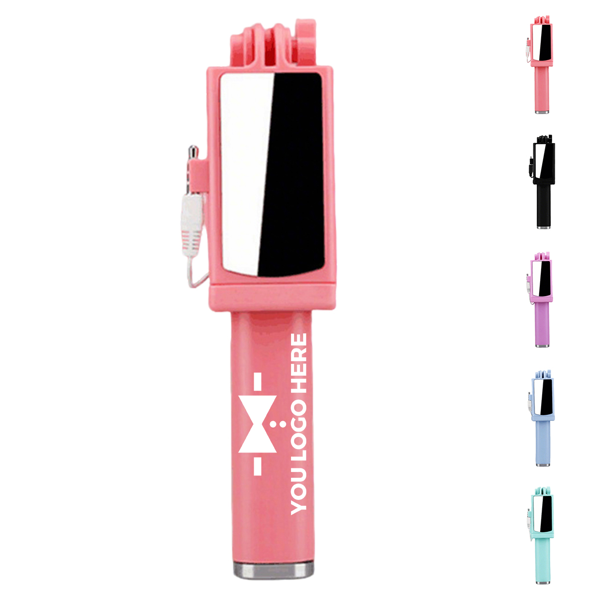 1-2-105-1.jpg Adjustable Selfie Stick with Mirror - Image 1
