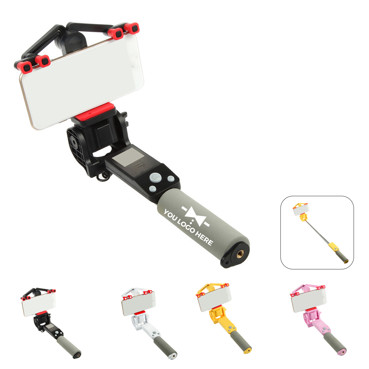 1-2-107.jpg Bluetooth Selfie Stick - Image 1