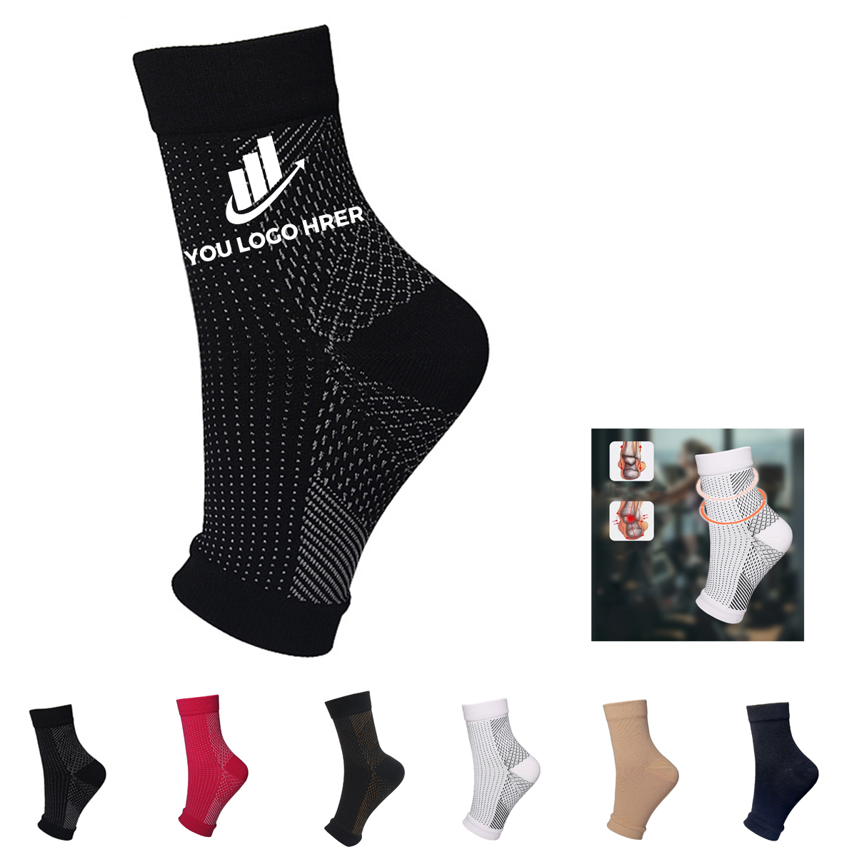 1-2-124.jpg Stretch Socks - Image 1