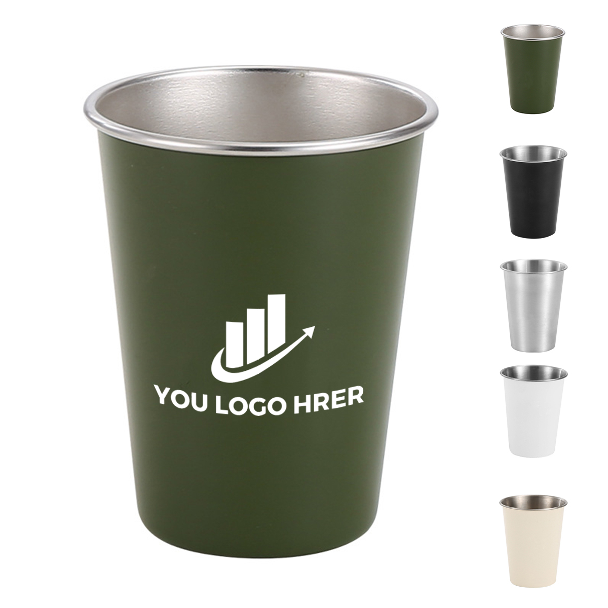1-2-159.jpg 16oz Stainless Steel Drinking Cup - Image 1