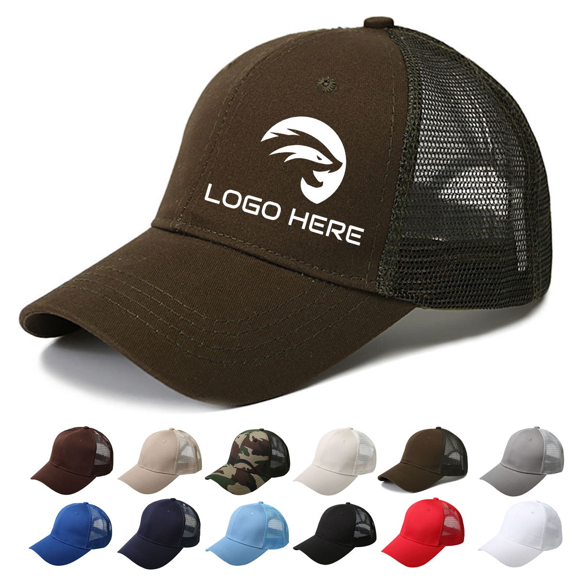 1-2-16.jpg Ponytail Cap - Image 1