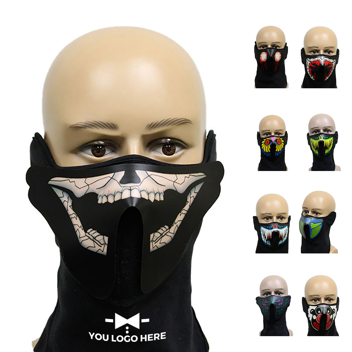 1-2-168.jpg Music Glowing Rave Mask - Image 1
