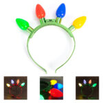 Holiaday LED Light Up Bulb Headband