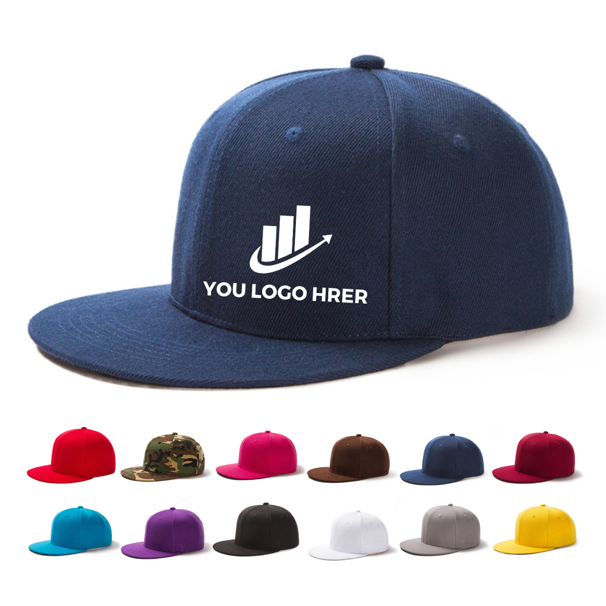 1-2-21.jpg Front Flat Cap - Image 1