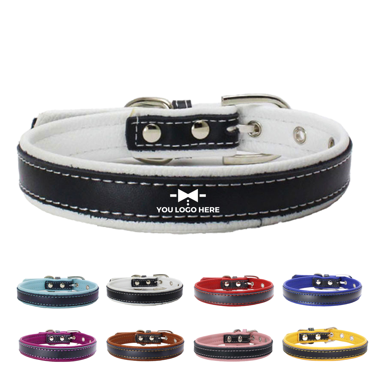1-2-256.jpg Leather Dog Collar - Image 1