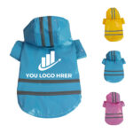 Reflective Pu Pet Dog Raincoat