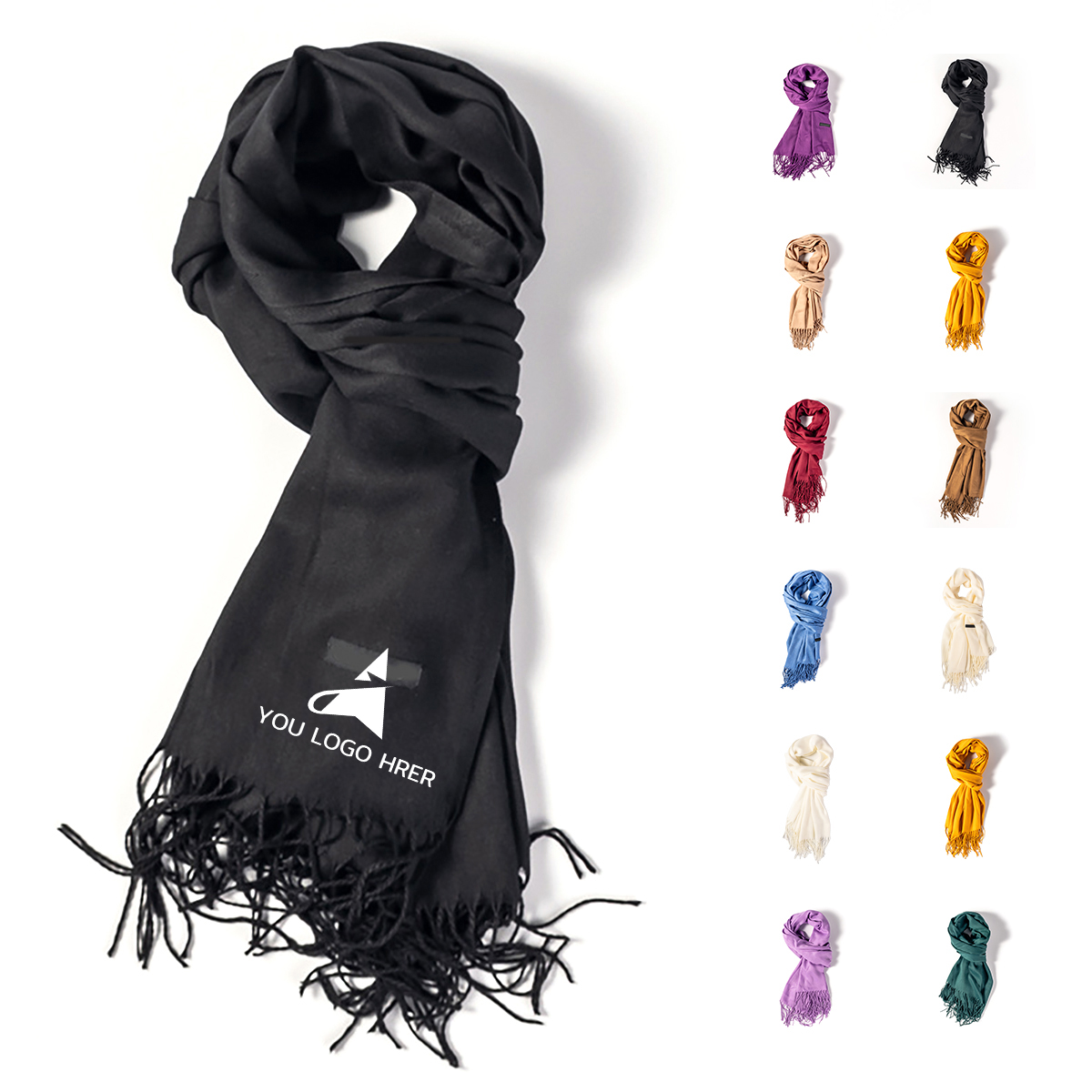 1-2-293.jpg Cashmere Scarf - Image 1