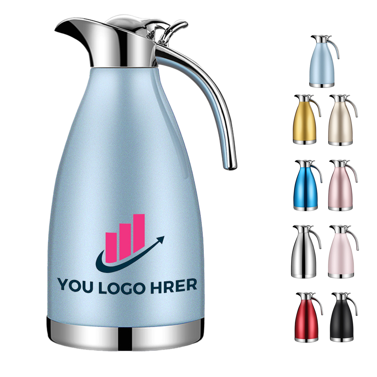 1-2-312.jpg Vacuum Insulated Stainless Steel Water Kettle - Image 1