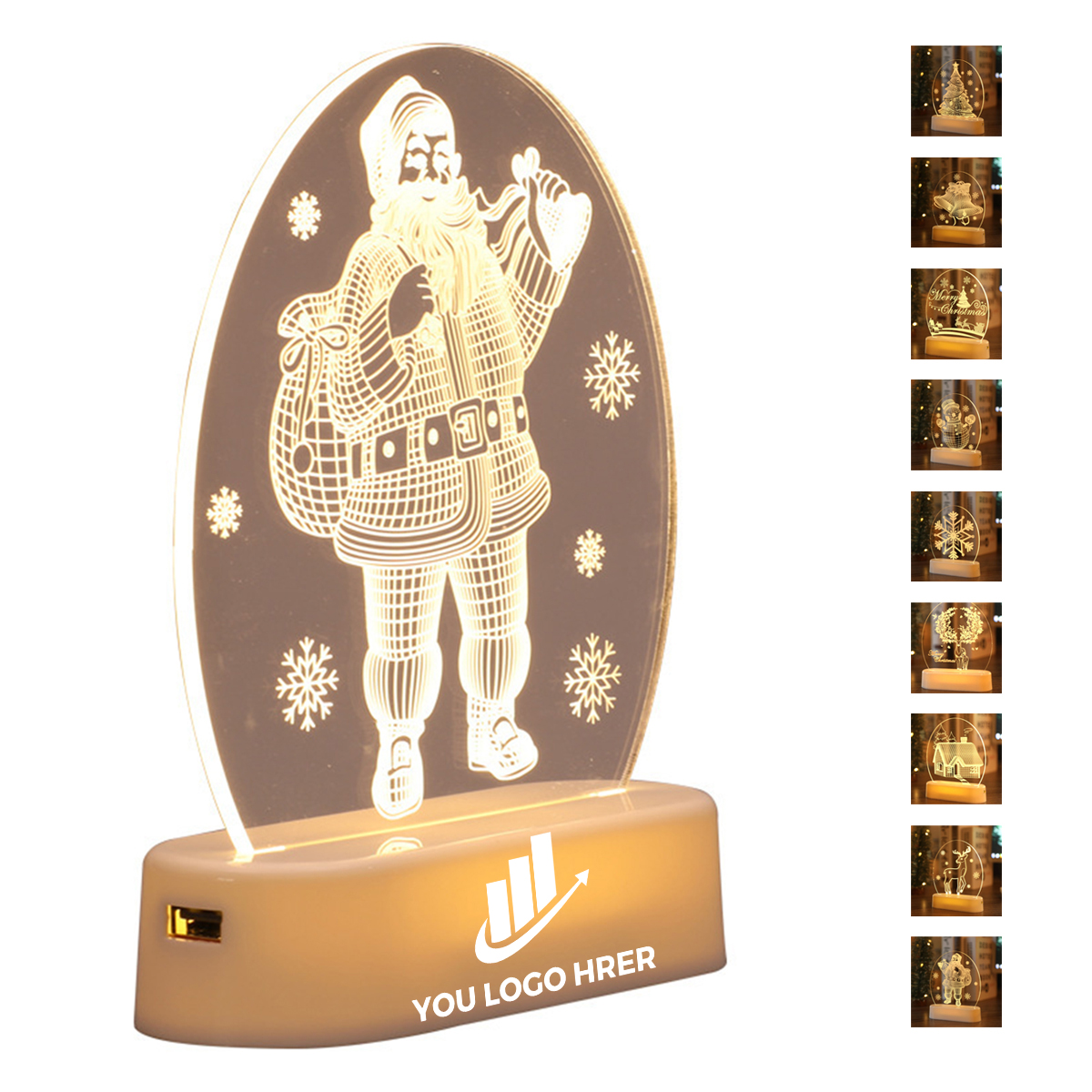 1-2-34-1.jpg 3D Christmas Night Light - Image 1