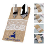 Wedding Lace Tableware Pouch