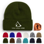 Knit Beanie with Patch