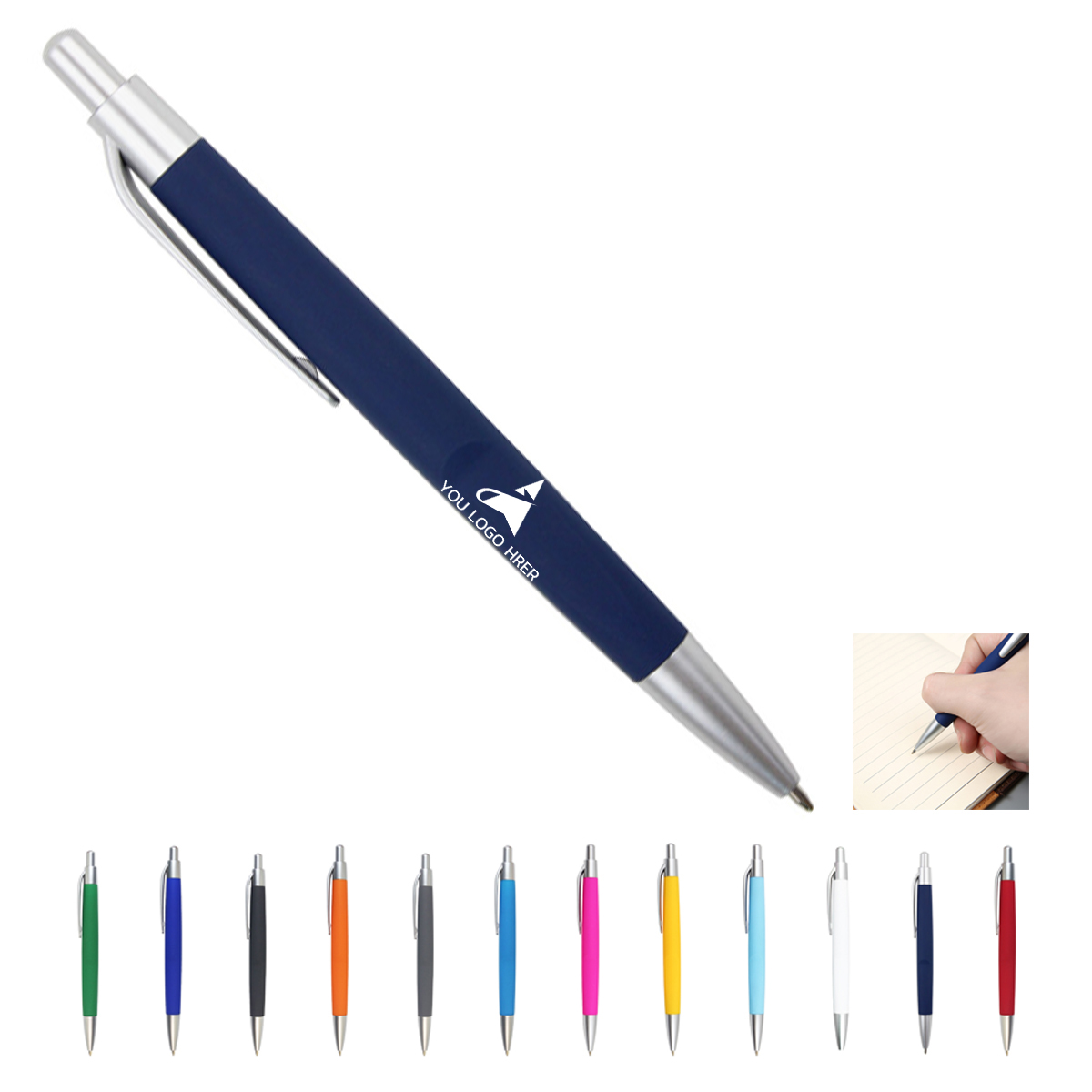1-2-56-1.jpg Ballpoint Click Pen - Image 1