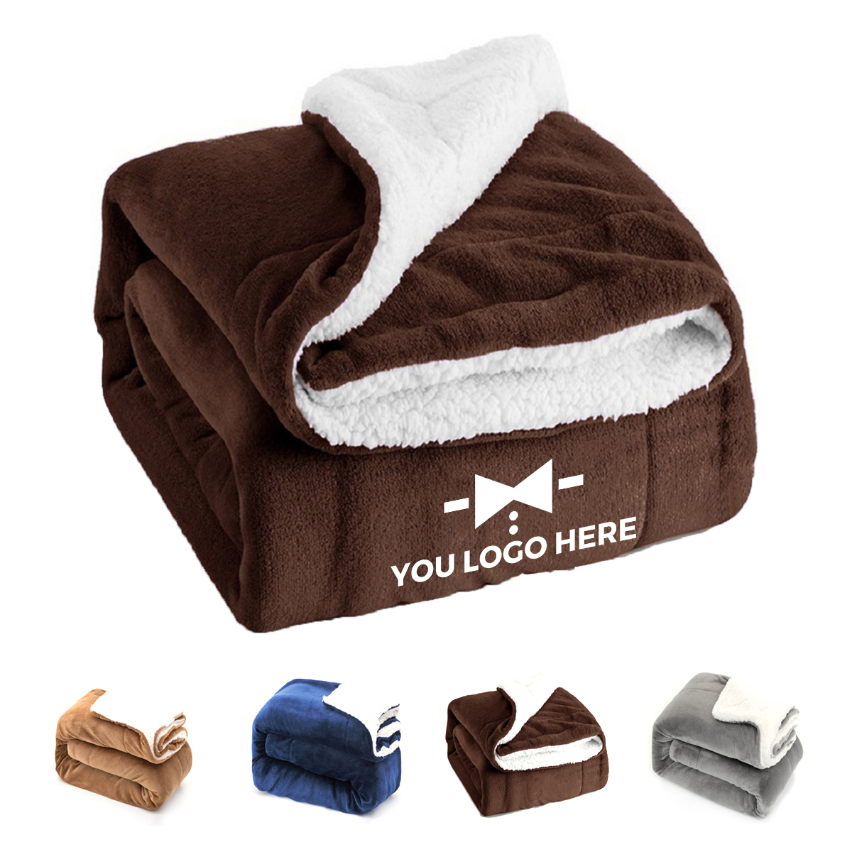 1-2-66-1.jpg Comfortable Sherpa Fleece Thermal Blanket - Image 1