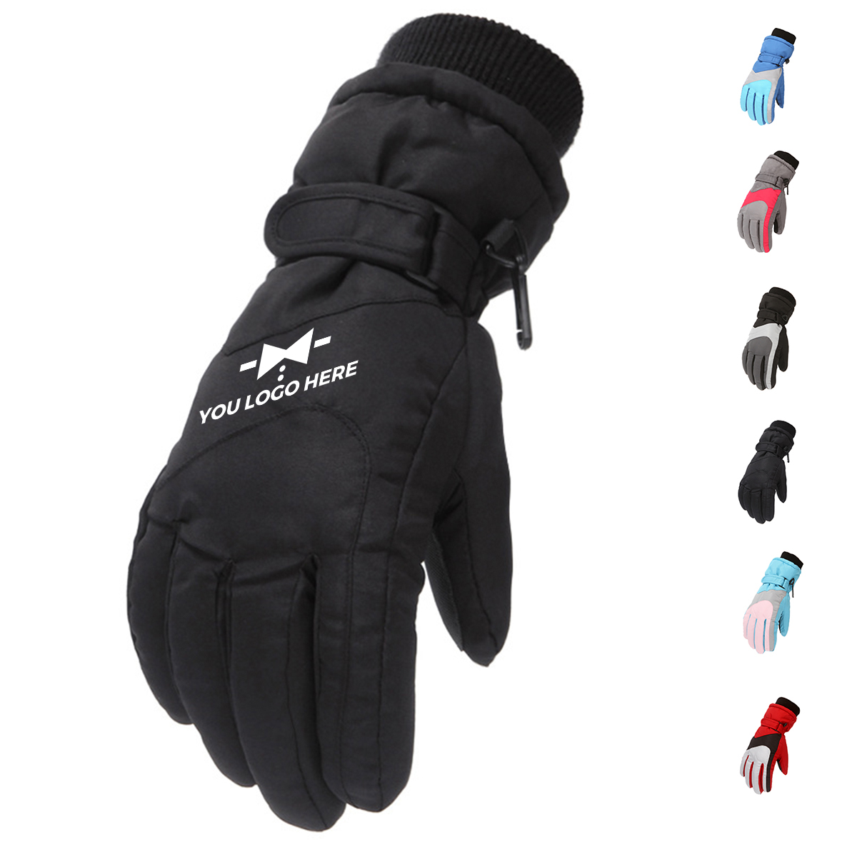1-2-73.jpg Children Winter Ski Gloves - Image 1