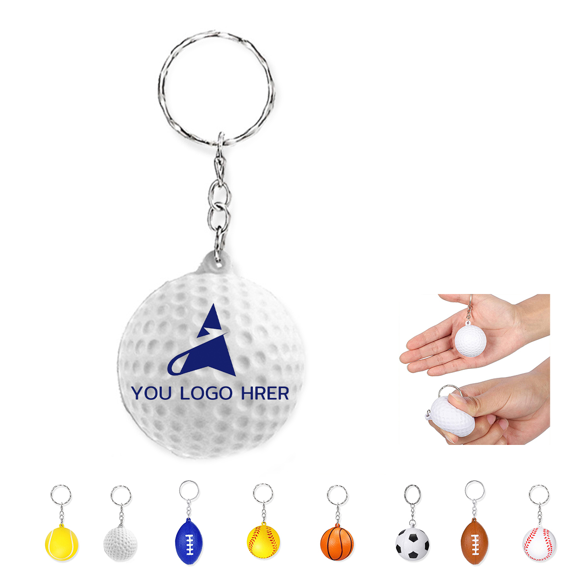 1-2-80.jpg Stress Reliever with Key Chain - Image 1
