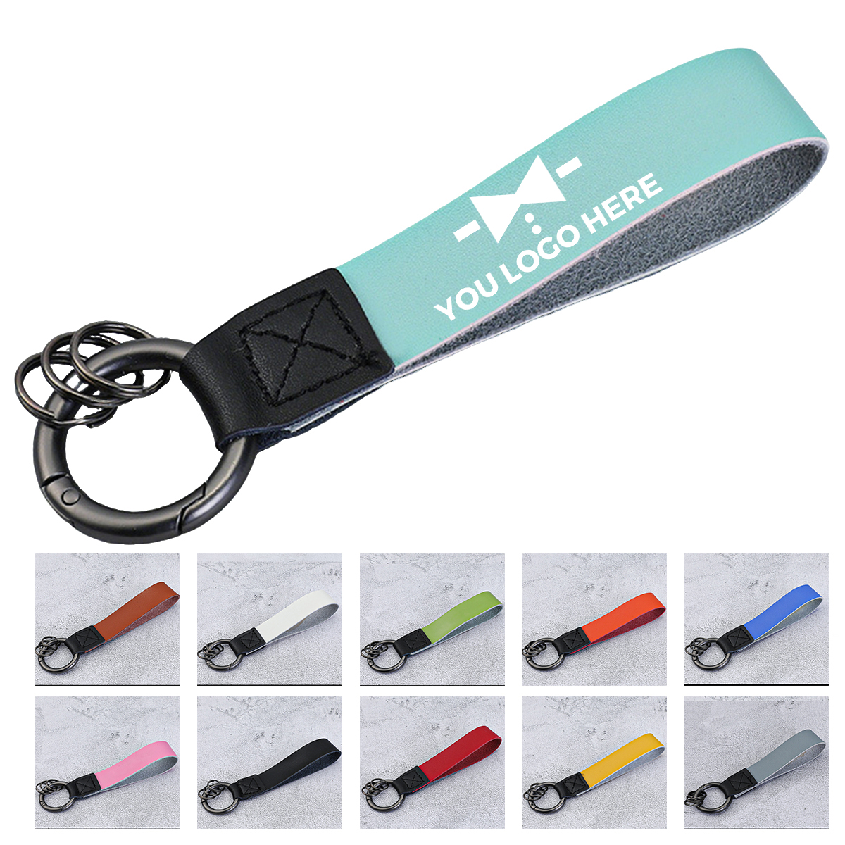 1-2-85-1.jpg Genuine Leather Keychain - Image 1