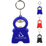 Key Ring with Magnifiers and Tape Measure & LED Flashlight