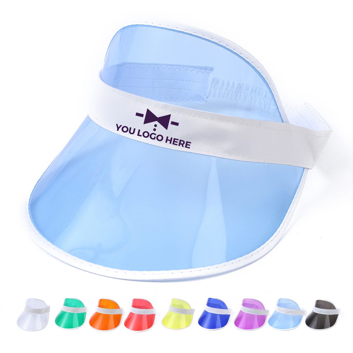 1-2-97.jpg Plastic Visor Hat - Image 1