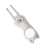 Metal Foldable Divot Tool with Magnetic Ball Marker - Image 5
