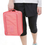 Portable Folding Polyester Shoe Bag - Image 4
