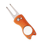 Metal Foldable Divot Tool with Magnetic Ball Marker - Image 4