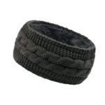 Knitted Hair Cap with Fleece Lining - Image 7