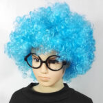 Rainbow Soccer Fans Clown Costume Wig - Image 4