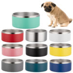 64 Oz Stainless Steel Dog Bowl - Image 6