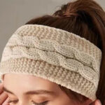 Knitted Hair Cap with Fleece Lining - Image 4