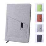 Leather Notebook with Pocket - Image 2