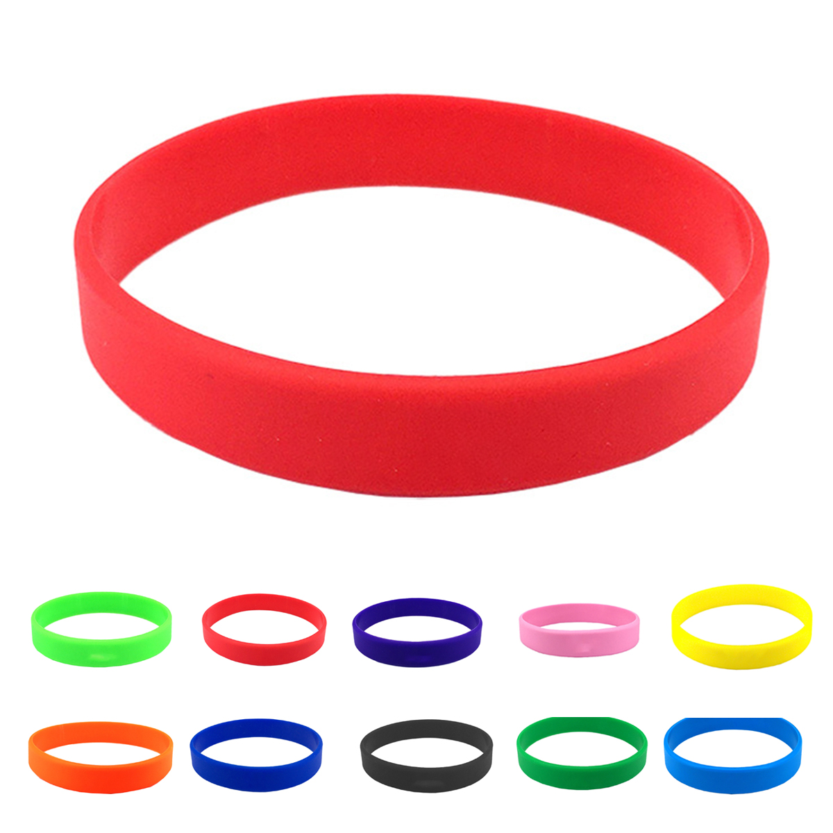 2-162.jpg Glow in the Dark Silicone Wristband - Image 1