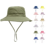 Kids Wide Brim Sun Hat - Image 2