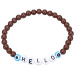 Letter Beaded Bracelet - Image 2
