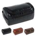Leather Toiletry Cosmetic Bag - Image 2