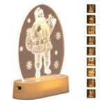 3D Christmas Night Light - Image 2