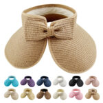 Wide Brim Roll-up Straw Sun Hat - Image 2