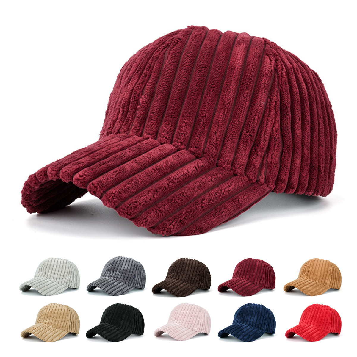 2-7-1.jpg Corduroy Baseball Cap - Image 1