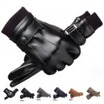 Winter Leather Gloves - Image 2