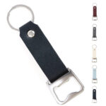 Leather Bottle Opener Keychain - Image 2