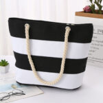 Canvas Beach Tote Bag - Image 9