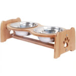Bamboo Elevated Dog Cat Bowl - Image 6