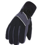Fleece Lined Waterproof Ski Gloves - Image 9