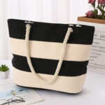Canvas Beach Tote Bag - Image 8