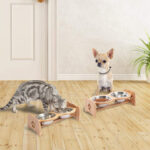 Bamboo Elevated Dog Cat Bowl - Image 5