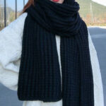 Rib Knit Scarf - Image 8