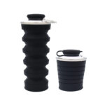 17oz Silicone Portable Collapsible Outdoor Sport Water Bottle - Image 11