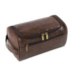 Leather Toiletry Cosmetic Bag - Image 6