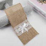 Wedding Lace Tableware Pouch - Image 6