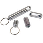 Aluminum Pill Holder with Key Ring - Image 6