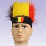 Rainbow Soccer Fans Wig - Image 4